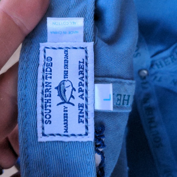 Southern Tide Blue Original Skipjack Six Panel Cotton Ball Cap Embroider… - Picture 8 of 12